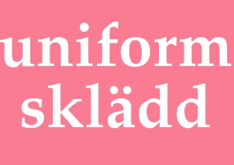 Synonym uniformsklädd