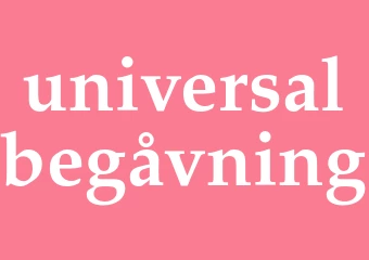 Synonym universalbegåvning