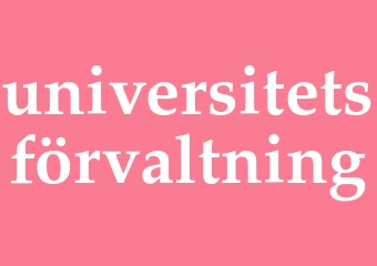 Synonym universitetsförvaltning