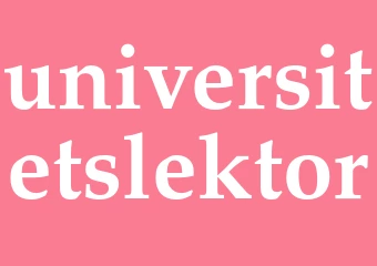 Synonym universitetslektor