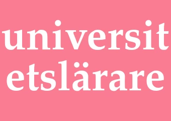 Synonym universitetslärare
