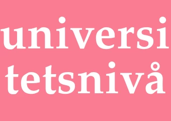 Synonym universitetsnivå
