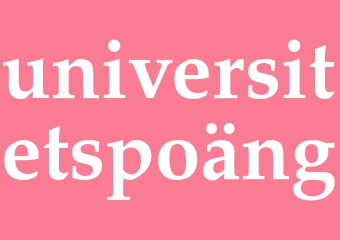 Synonym universitetspoäng