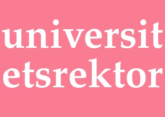 Synonym universitetsrektor