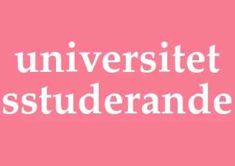 Synonym universitetsstuderande