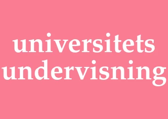 Synonym universitetsundervisning