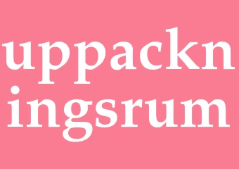 Synonym uppackningsrum