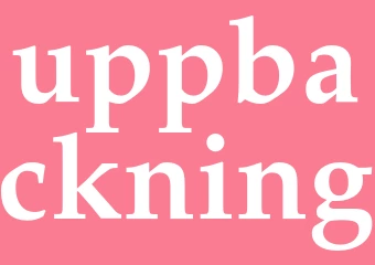 Synonym uppbackning