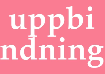Synonym uppbindning