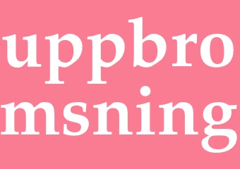 Synonym uppbromsning