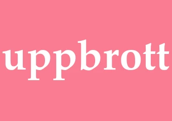 Synonym uppbrott
