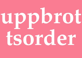 Synonym uppbrottsorder
