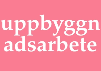 Synonym uppbyggnadsarbete