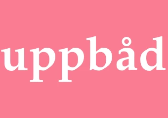 Synonym uppbåd