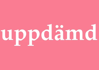 Synonym uppdämd