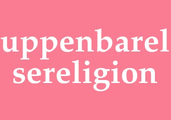 Synonym uppenbarelsereligion