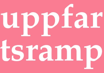Synonym uppfartsramp