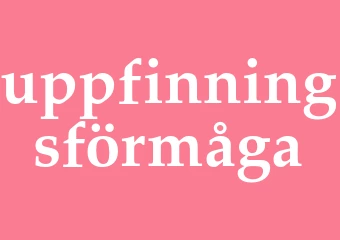 Synonym uppfinningsförmåga