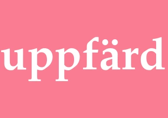 Synonym uppfärd
