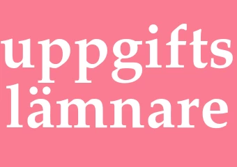 Synonym uppgiftslämnare
