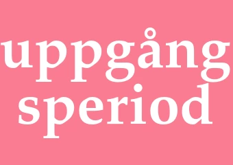 Synonym uppgångsperiod