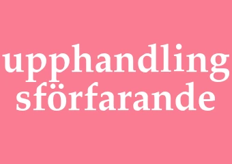 Synonym upphandlingsförfarande