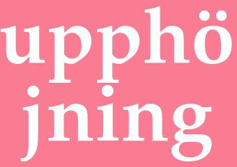 Synonym upphöjning