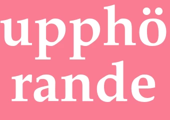 Synonym upphörande