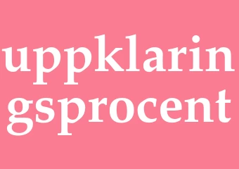 Synonym uppklaringsprocent