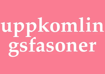 Synonym uppkomlingsfasoner