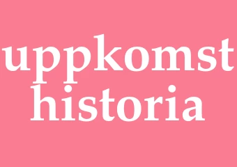 Synonym uppkomsthistoria