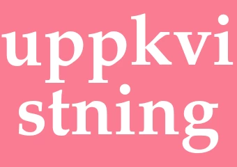 Synonym uppkvistning