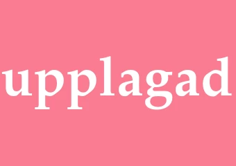Synonym upplagad