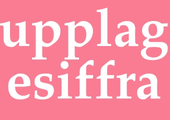 Synonym upplagesiffra