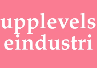 Synonym upplevelseindustri