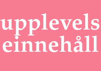 Synonym upplevelseinnehåll