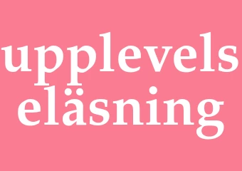 Synonym upplevelseläsning