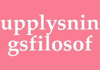Synonym upplysningsfilosof