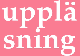 Synonym uppläsning