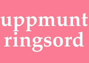 Synonym uppmuntringsord