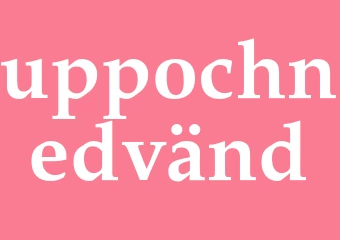 Synonym uppochnedvänd