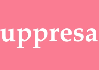 Synonym uppresa