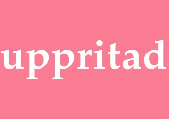 Synonym uppritad