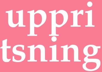 Synonym uppritsning