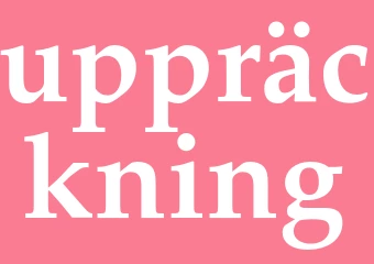 Synonym uppräckning
