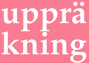 Synonym uppräkning