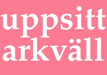 Synonym uppsittarkväll