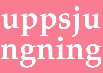 Synonym uppsjungning
