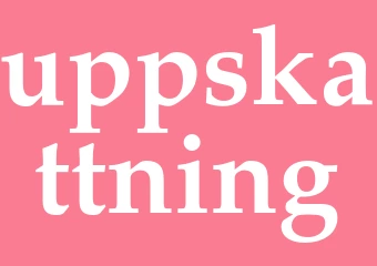 Synonym uppskattning