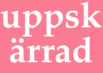 Synonym uppskärrad